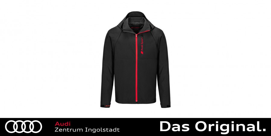 Original Audi Sport Zipoffjacke, Herren, schwarz, XL 3132001705