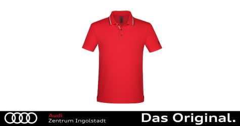 Original Audi Poloshirt, Herren, rot XL 3132300125 Original Audi Poloshirt, Herren, rot XL 3132300125