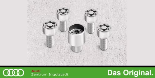 Original Skoda Radschrauben Satz, diebstahlhemmend 000071597C