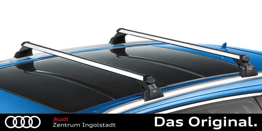 Dachträger-Querträger Turtle Air-v2, schwarze Farbe, speziell für AUDI Q7  (4M) SUV 16