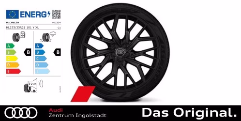 Original Audi A6 (C9) Avant/Limousine Sommerkomplettradsatz Vielspeichen-Twist schwarz metallic, Original Audi A6 (C9) Avant/Limousine Sommerkomplettradsatz Vielspeichen-Twist schwarz metallic,