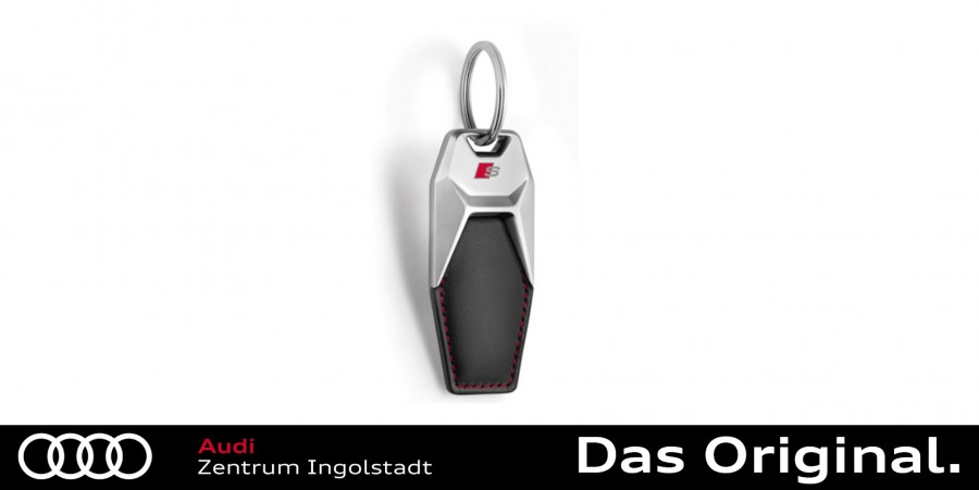 Audi Kennzeichenhalter Original Audi Sport Kennzeichen Halterung  schwarz/rot