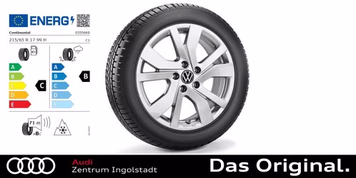 Original VW Tayron/Tiguan Winterkomplettradsatz "Rockingham"