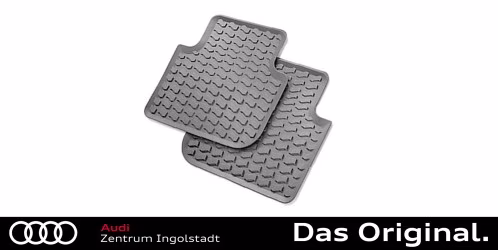 Original Audi A5/S5 (B9) Cabriolet Gummifußmatten für hinten ohne Befestigungspunkte 8W7061511D 041