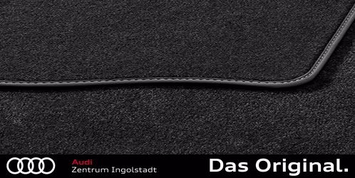 Original Audi A3 Textilfußmatten Satz Hinten, ohne Befestigungspunkte, schwarz/stahlgrau 8Y0061276A MNO Original Audi A3 Textilfußmatten Satz Hinten, ohne Befestigungspunkte, schwarz/stahlgrau 8Y0061276A MNO