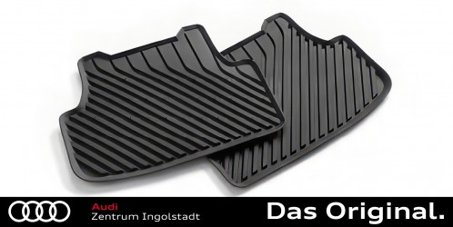 Original Audi Schlüsselblende mit Audi Ringen Schriftzug Schlüssel Cover  mythosschwarz