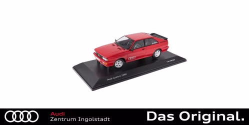 Original Audi quattro 1980, rot, 1:18 A5-5893
