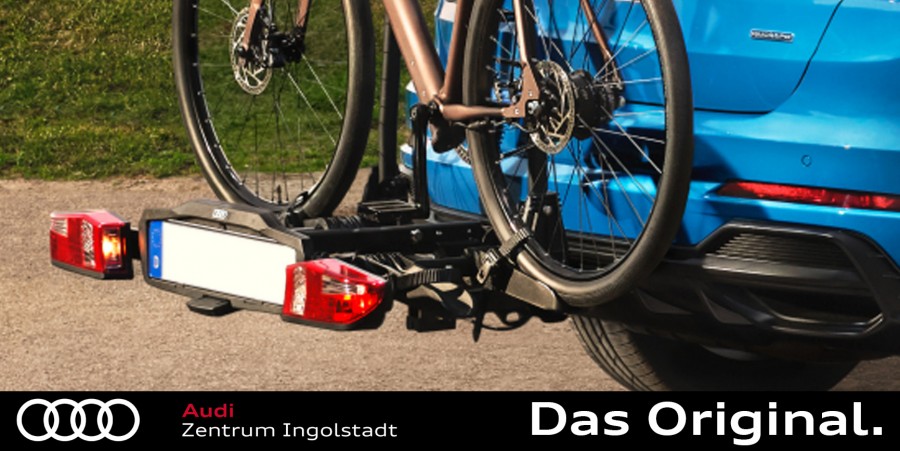 Original Audi Fahrradträger für die Anhängevorrichtung, schwarz