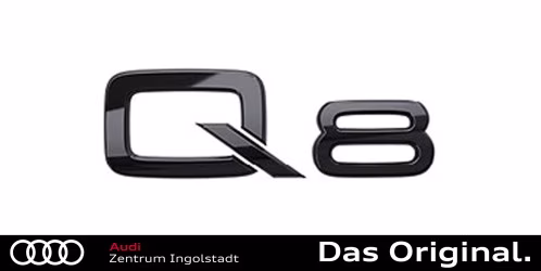 Original Audi Q8 (4M) in Schwarz für das Heck 4M8071803 Original Audi Q8 (4M) in Schwarz für das Heck 4M8071803