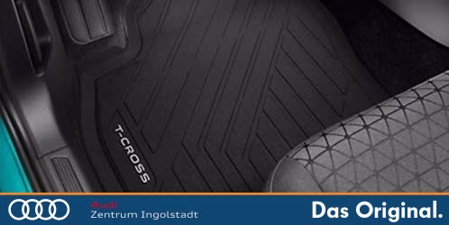 Original VW T-Cross Gummifußmatten Satz Vorne 2GM061502  82V