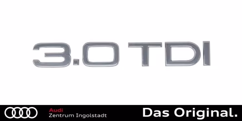 Audi 3.0 TDI Schriftzug Chrom 4F0853743B 2ZZ