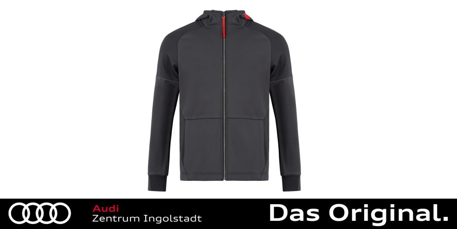 Original Audi Sport Midlayerjacke, Herren, grau, L 3132101604  