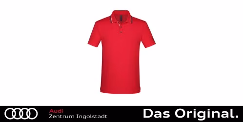 Original Audi Poloshirt, Herren, rot, L, 3132300124