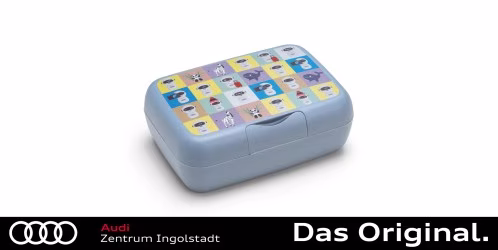 Original Audi Brotdose ADUI, Kinder, blau 3202301200