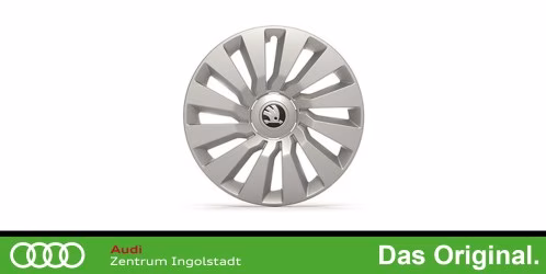 Original Skoda Octavia (III)/(NX) Radzierkappen / Nabenkappen Satz "Tekton" "6,5J x16"  5E0071456C