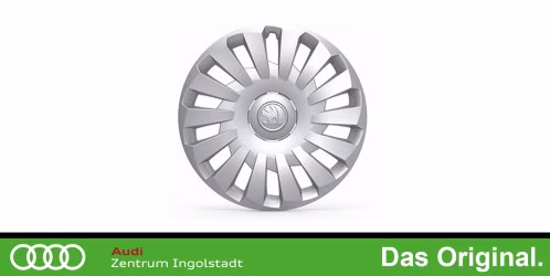 Original Skoda Octavia (III) Radzierkappen / Nabenkappen Satz "Nordic" "6,0J x16" 5E0071456E