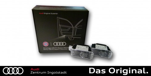 Original Audi led Einstiegsleuchten mit Quattro Logo in Baden