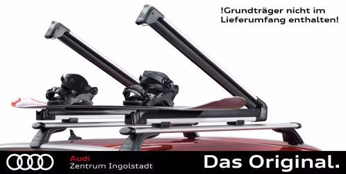 Original Audi Ski- und Snowboardhalter für maximal 4 Paar Ski oder 2 Snowboards, ohne Ausziehfunktion 4M0071129 Original Audi Ski- und Snowboardhalter für maximal 4 Paar Ski oder 2 Snowboards, ohne Ausziehfunktion 4M0071129