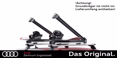 Original Audi Ski- und Snowboardhalter für maximal 6 Paar Ski oder 4 Snowboards, ohne Ausziehfunktion 4M0071129A