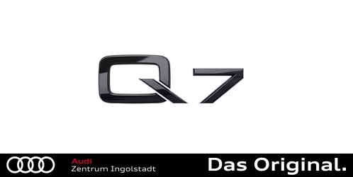 Original Audi Q7 (4M) Schriftzug in Schwarz für das Heck 4M0071803