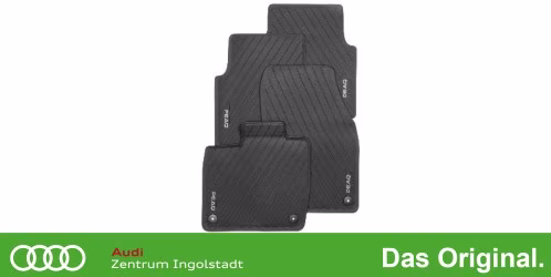 Original Skoda Peaq Gummifußmatten Satz Vorne + Hinten 50A061500