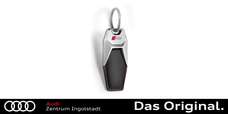 Original Audi Audi Schlüsselanhänger Leder S Anhänger S Logo Schlüsselanhänger 