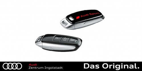 Oldtimer - Kategorie: AUDI - Bild: Kundenfoto Audi A1 Kennzeichenhalter  schwarz-glanz