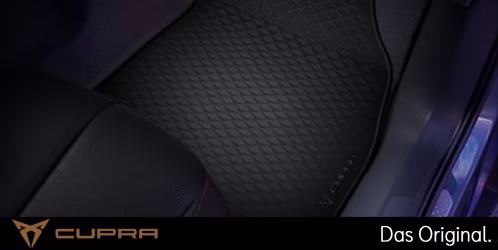 Original SEAT CUPRA Tavascan Gummifußmatten Satz Vorne + Hinten 5FL061500  041 Original SEAT CUPRA Tavascan Gummifußmatten Satz Vorne + Hinten 5FL061500  041