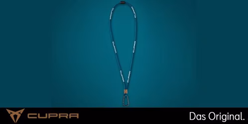 Original SEAT CUPRA Schlüsselband Blau Einheitsgröße 6H2087610A  IAJ