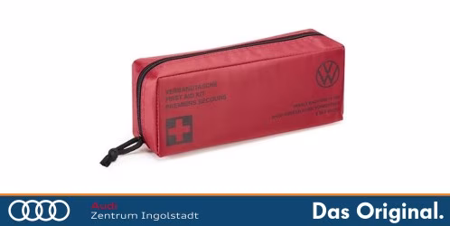Original VW Verbandtasche auch für Audi, SEAT und Skoda geeignet 6R0093108B DIN 13164 Stand 2022