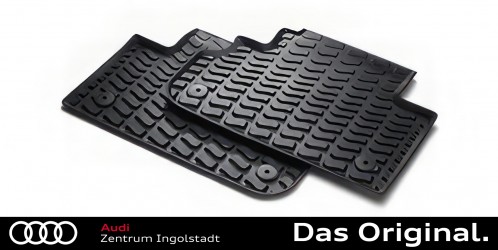 ELMASLINE Auto-Fußmatten Gummi (4 St), für AUDI Q5 (2017-2024) FY - 3D  Gummimatten mit extra hohem Rand für mehr Schutz - Passend für Baujahre: ,  2017 - 2024, Hinweis: Passt nicht in SQ5