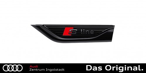 Audi Emblem / Ringe schwarz glänzend für Gepäckraumklappe (A4 B9