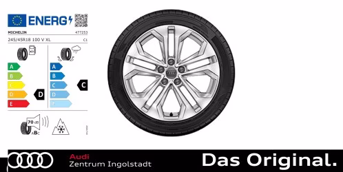 Original Audi A4 Allroad Winterkomplettradsatz 5-Doppelarm-V 18 Zoll Michelin Pilot Alpin PA4 SA AO 245/45 R18 100V XL Original Audi A4 Allroad Winterkomplettradsatz 5-Doppelarm-V 18 Zoll Michelin Pilot Alpin PA4 SA AO 245/45 R18 100V XL