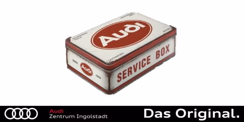 Original Audi Vorratsdose "Audi Oval" - Service Box A8-8025 Original Audi Vorratsdose "Audi Oval" - Service Box A8-8025