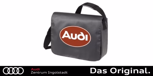Original Audi Umhängetasche "Audi Oval", anthrazit A8-8608 Original Audi Umhängetasche "Audi Oval", anthrazit A8-8608