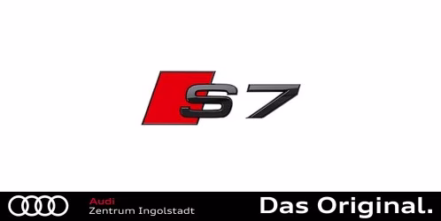 Original Audi S7 Schriftzug in Schwarz für das Heck 4K8071804 Original Audi S7 Schriftzug in Schwarz für das Heck 4K8071804