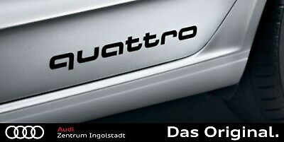 Audi 8W0064317E Dekorfolie Emblem Design Ringe Logo Aufkleber Sticker  schwarz : : Auto & Motorrad