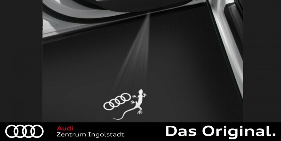 3D LED Audi Einstiegsbeleuchtung Logo