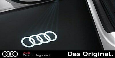 Original Audi Einstiegs-LED Audi Ringe für Fahrzeuge mit  LED-Einstiegsleuchten 4G0052133G