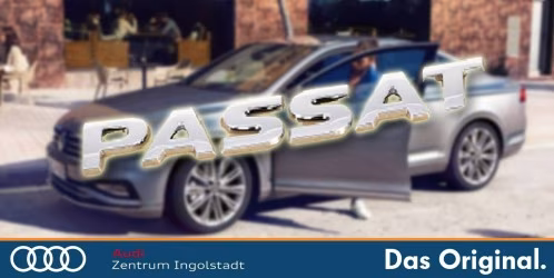 Original VW Passat Schriftzug Chromglanz 3G0853687   2ZZ