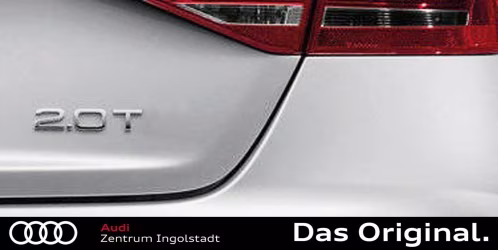 Audi 2.0 T Schriftzug Chrom 8H0853743H 2ZZ Audi 2.0 T Schriftzug Chrom 8H0853743H 2ZZ