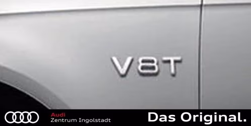Original Audi V8T Schriftzug Chrom 4H0853601  2ZZ