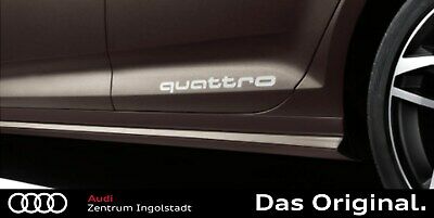 Original Audi Schlüsselblende mit Audi Ringen Schriftzug Schlüssel