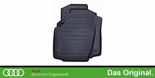 Original Skoda Rapid / Spaceback Gummifußmatten Satz Vorne + Hinten 5JB061550