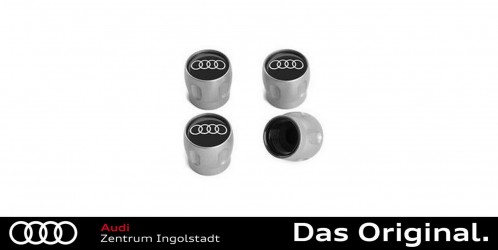 Audi und VW Abzieher incl. 20 Radschraubenkappen grau-metallic - Shop