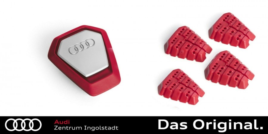 Audi Duftspender/Lufterfrischer + Nachfüllpack Set, Singleframe, rot,  mediterran - Shop