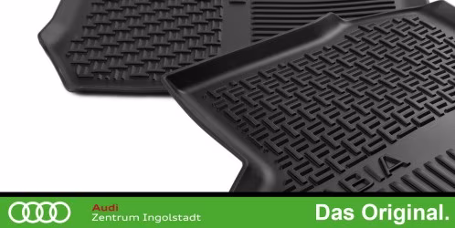 Original Skoda Fabia (3) Gummifußmatten Satz Hinten 6V0061551