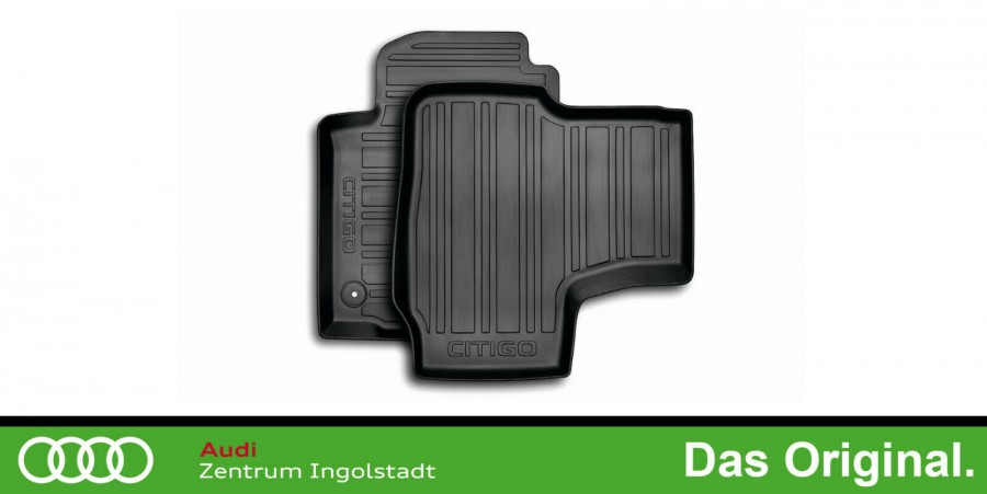 Original Skoda Citigo (5-Türer) Gummifußmatten-Set Vorne + Hinten  1ST061541A - Shop | Audi Zentrum Ingolstadt