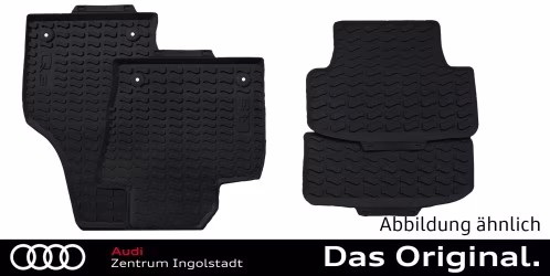 Original Audi Q3 (8U) Gummifußmatten Satz vorne und hinten  8U1061501  041/8U0061511  041