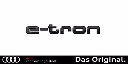 Original Audi E-Tron Schriftzug in Schwarz für das Heck 4KE071803 Original Audi E-Tron Schriftzug in Schwarz für das Heck 4KE071803